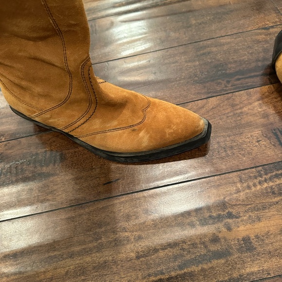 Ganni Suede Western boot - Picture 6 of 9